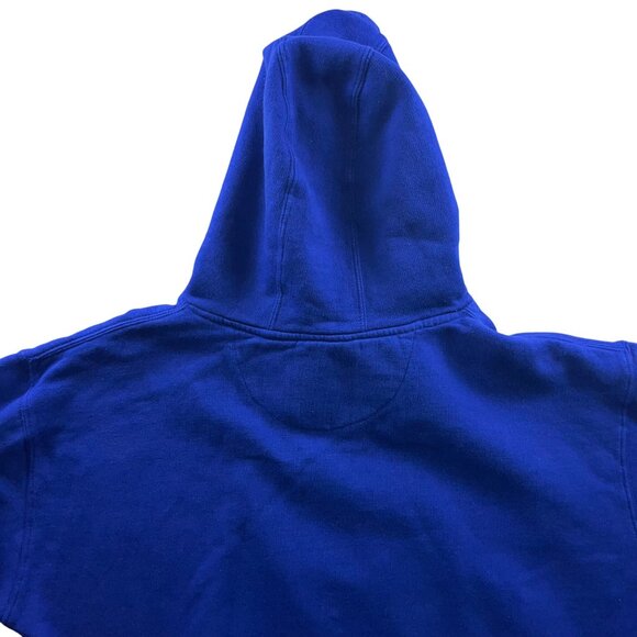 Streetwear Royal Blue Graphic Hoodie Featuring Panda Character & Money Design HE - Picture 9 of 12